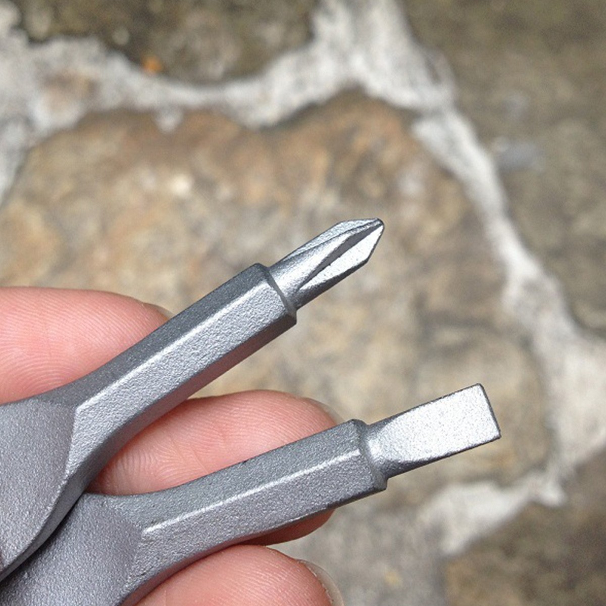 4Pcs Key Ring Screwdriver EDC Tools Set Outdoor Pocket Mini Tool with Keychains