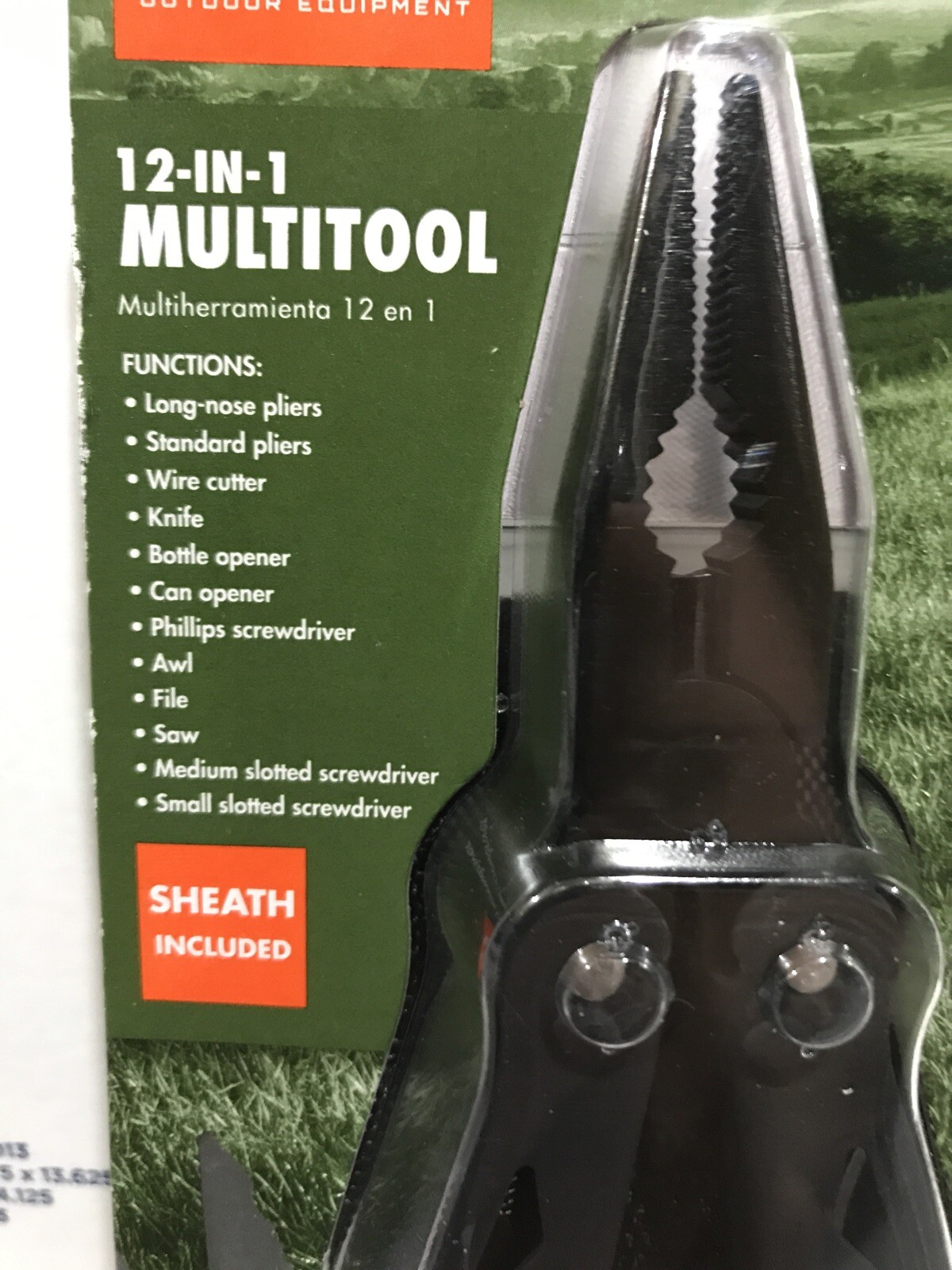 NEW SEALED! Ozark Trail 12 In 1 Multitool! With Sheath! All Black LAST ONE! Prep