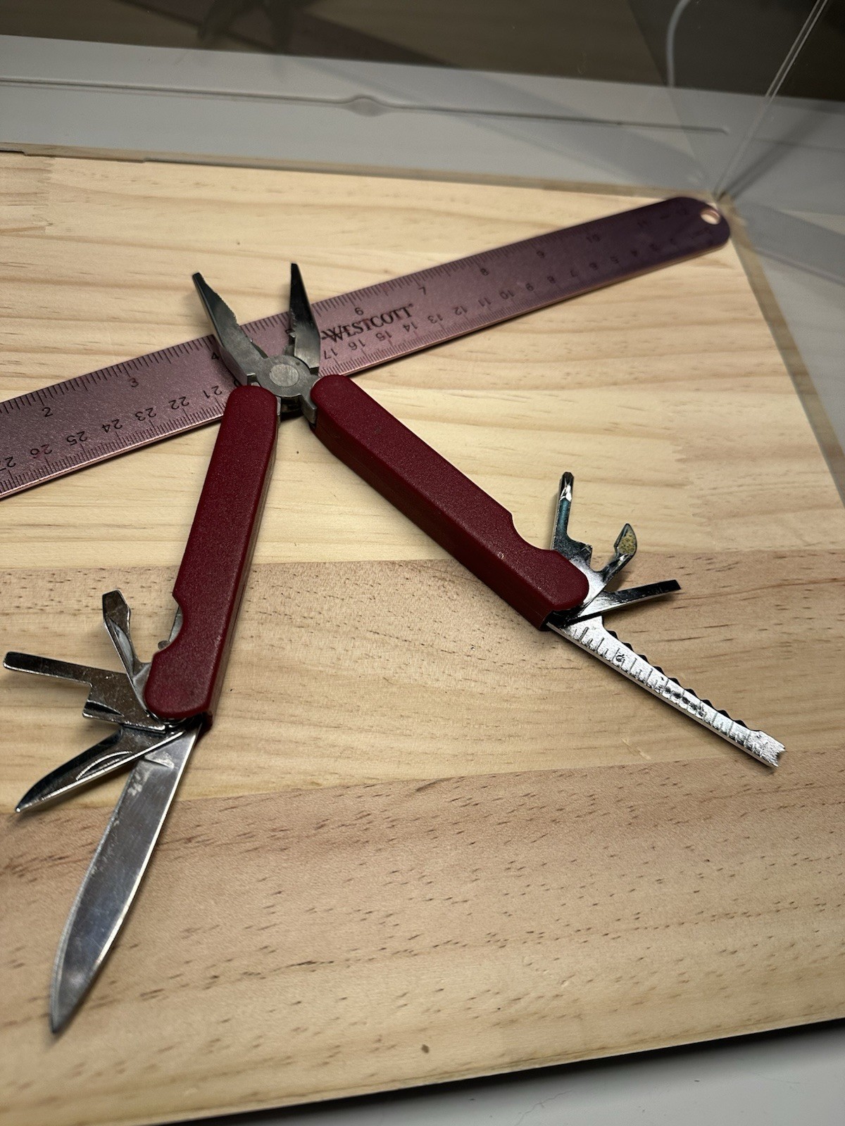 Multi-tool 10 In 1 Vintage Survival Or Camping Tool 3.75” Closed