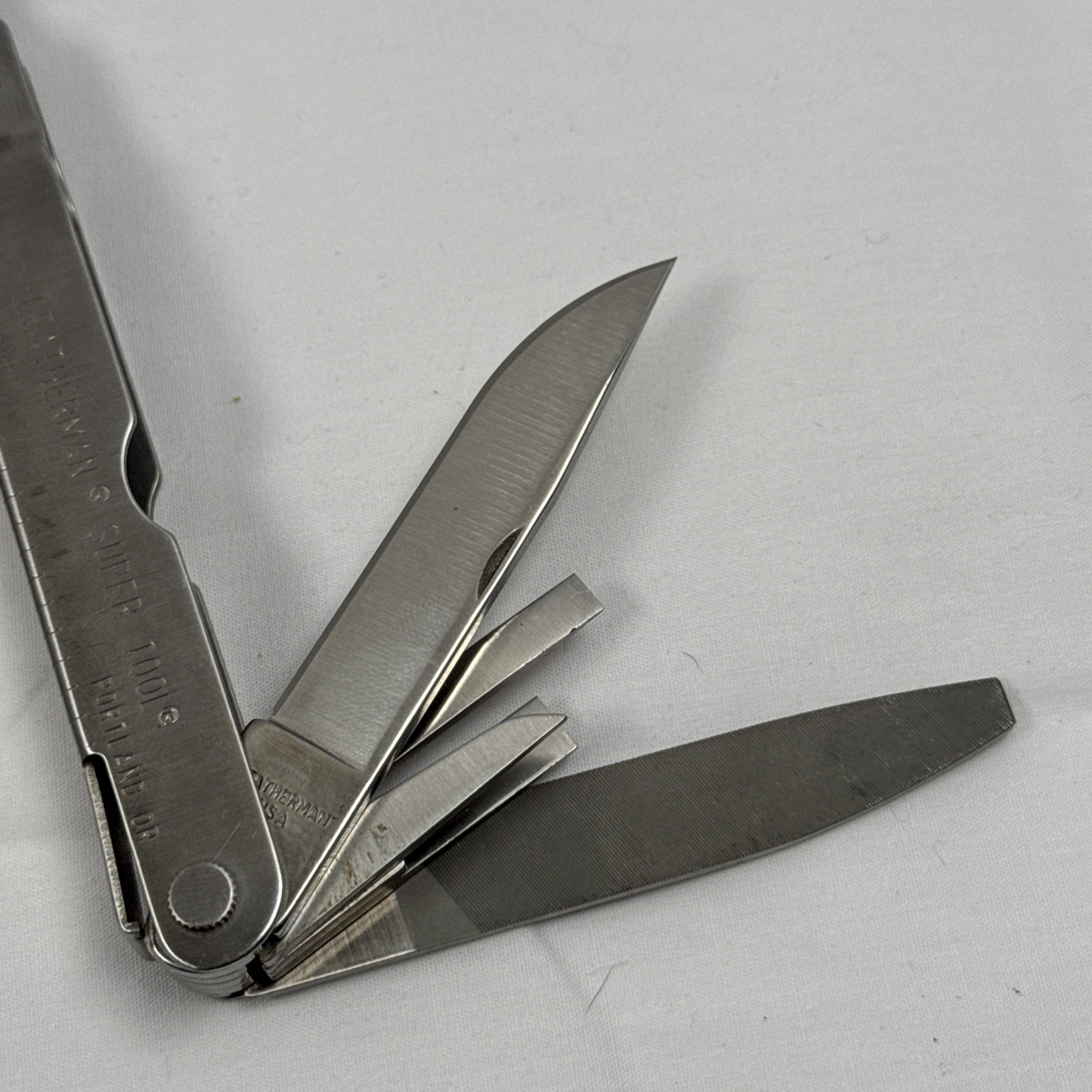 Original Vintage Leatherman Super Tool Pat. Pending Leather Sheath