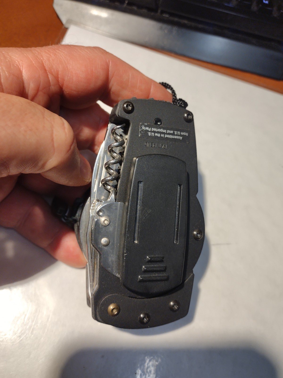 Schrade Tough Navitool Survival Multi-Tool & Compass Assembled USA For Hiking
