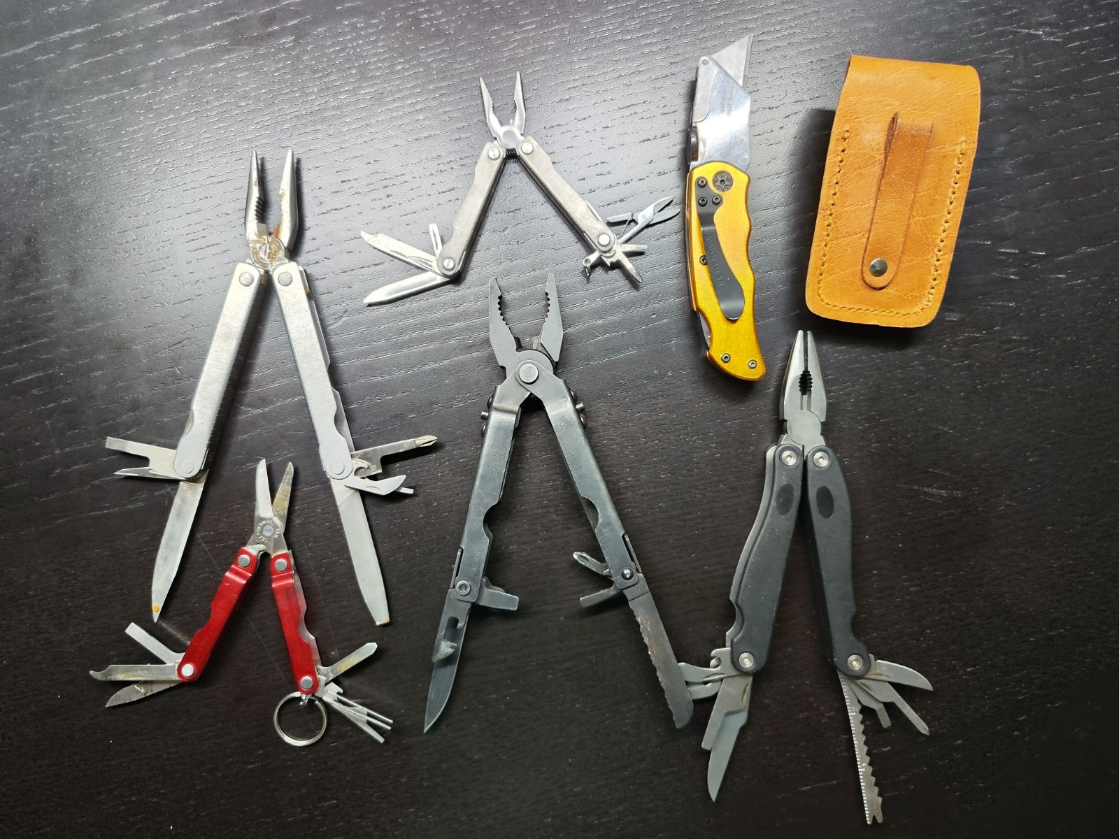 Gerber Husky Leatherman Sheffield Remington Multi tool Vintage Rare Set 6 Piece
