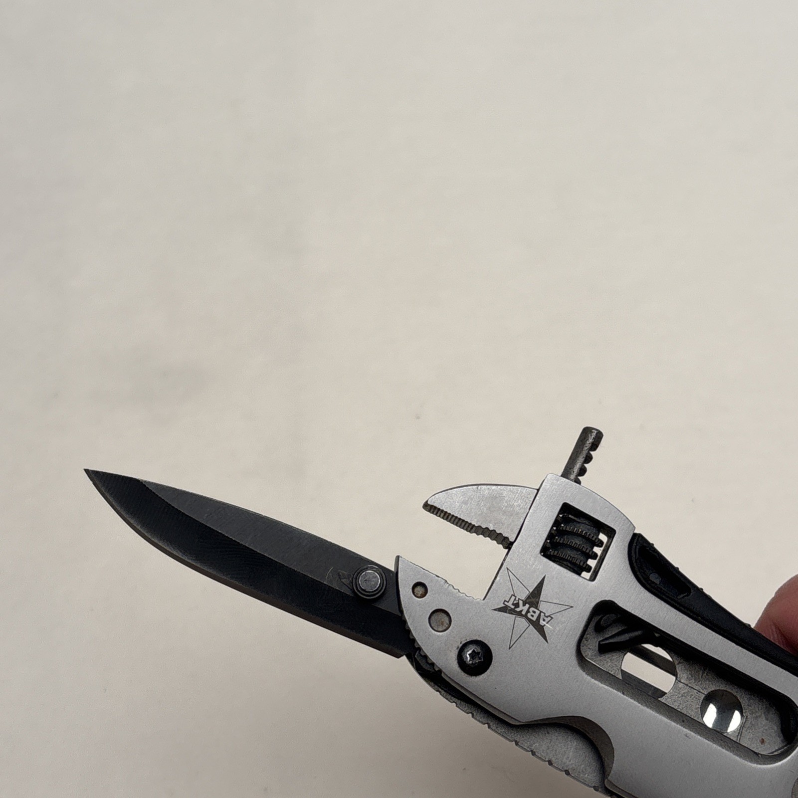 ABKT Multi Tool Set Adjustable Wrench Screwdriver Pliers Knife Survival Gear