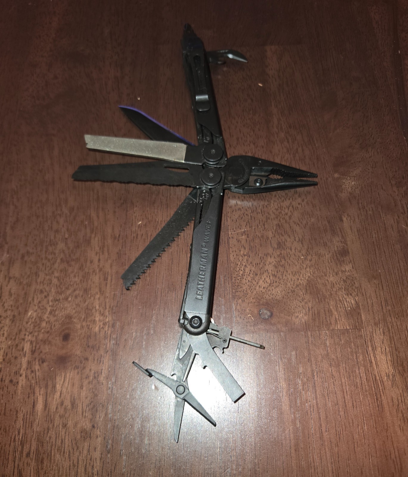 Leatherman Wave+ Plus Multi-Tool 18 Tools Included Black Oxide W/Sheath