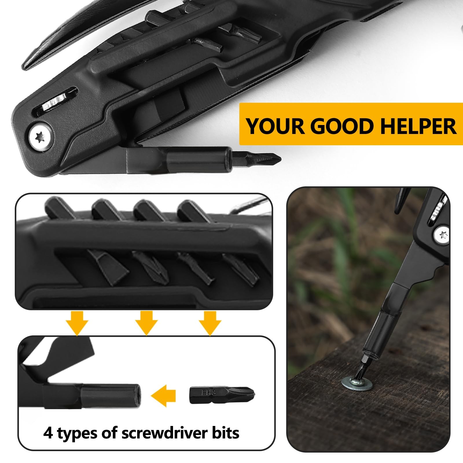 hammer multitool 14-in-1 multitool for men camping multitools outdoor wrench …