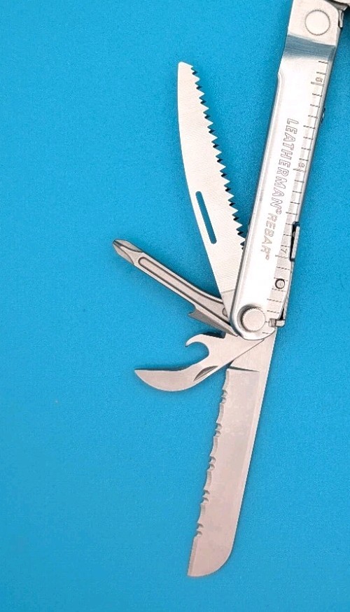 Leatherman Rebar Multi-Tool! Stainless! With Sheath!