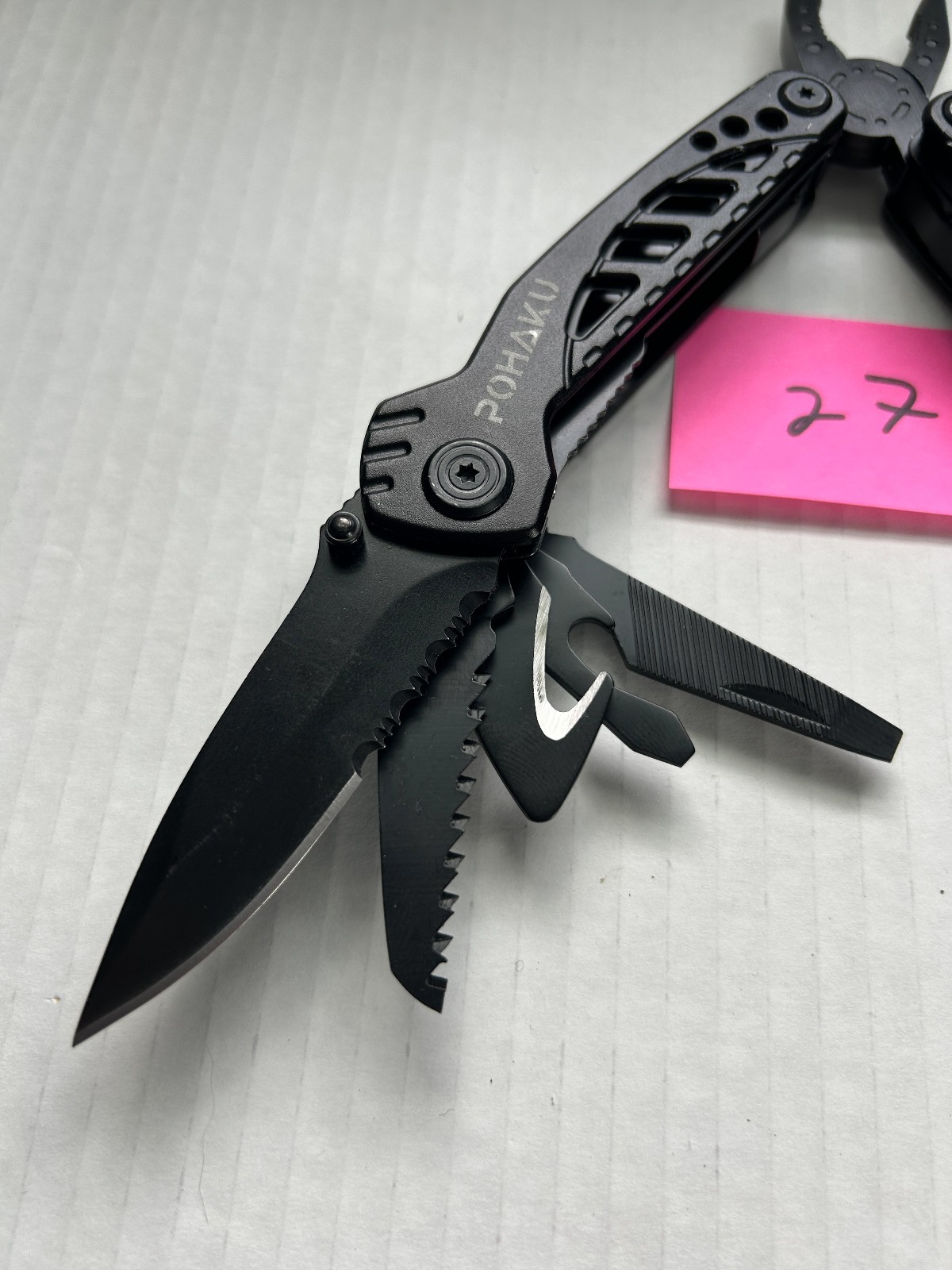 Pohaku Multi Tool with belt holder