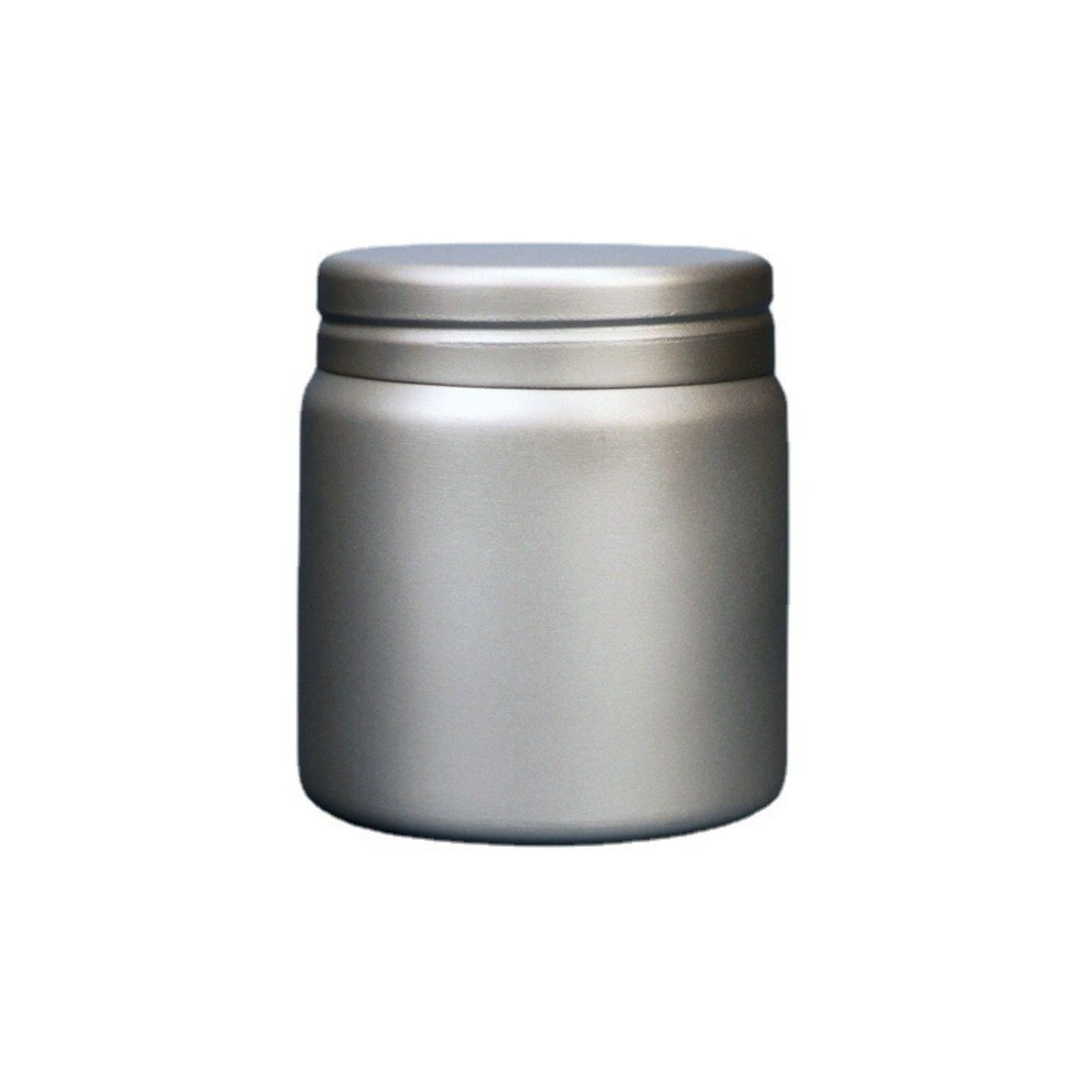 Pure Titanium Pill Box Portable Tea Can Storage Medicine Bottle EDC Tool