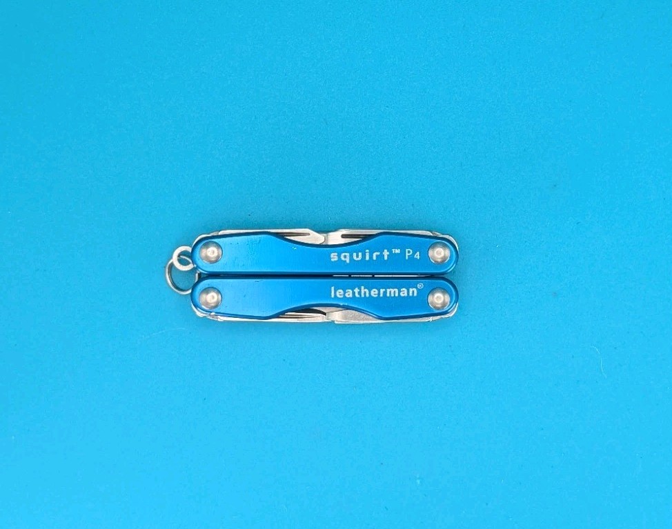 Leatherman Squirt P4 Multi-Tool, Key Ring, Retired! AMERICAN SECURITY GROUP