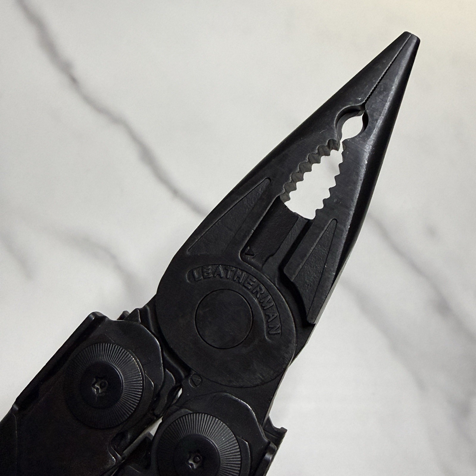 Leatherman Surge Cap Crimper Black Multitool w/Molle Sheath. Discontinued