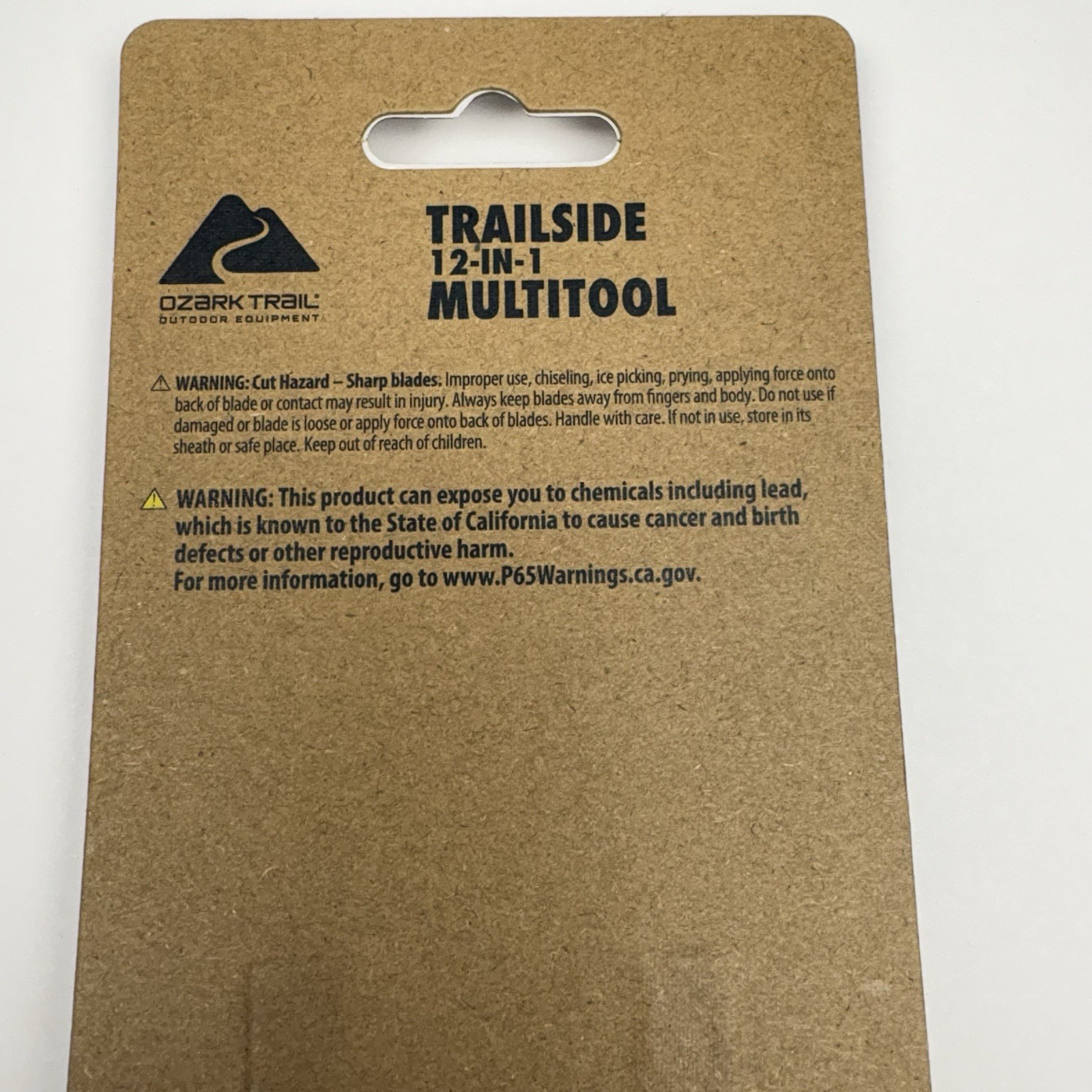 Ozark Trail 12-in-1 MultiTool Knife Trailside Red Camping Multi Tool 6121