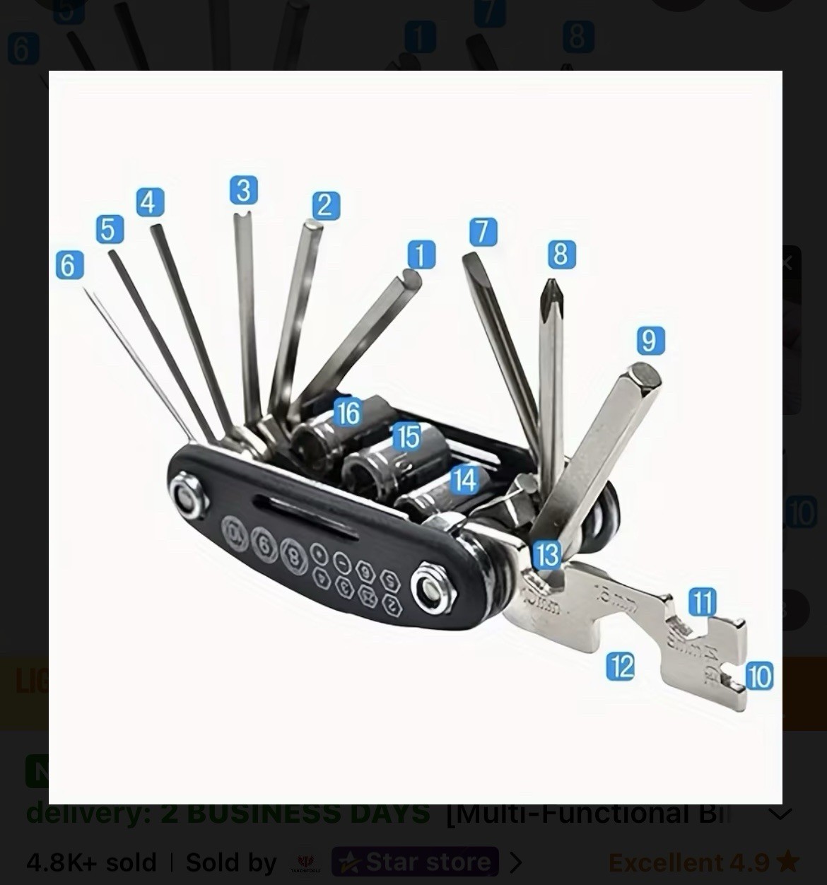 16 N 1 Multi Tool New
