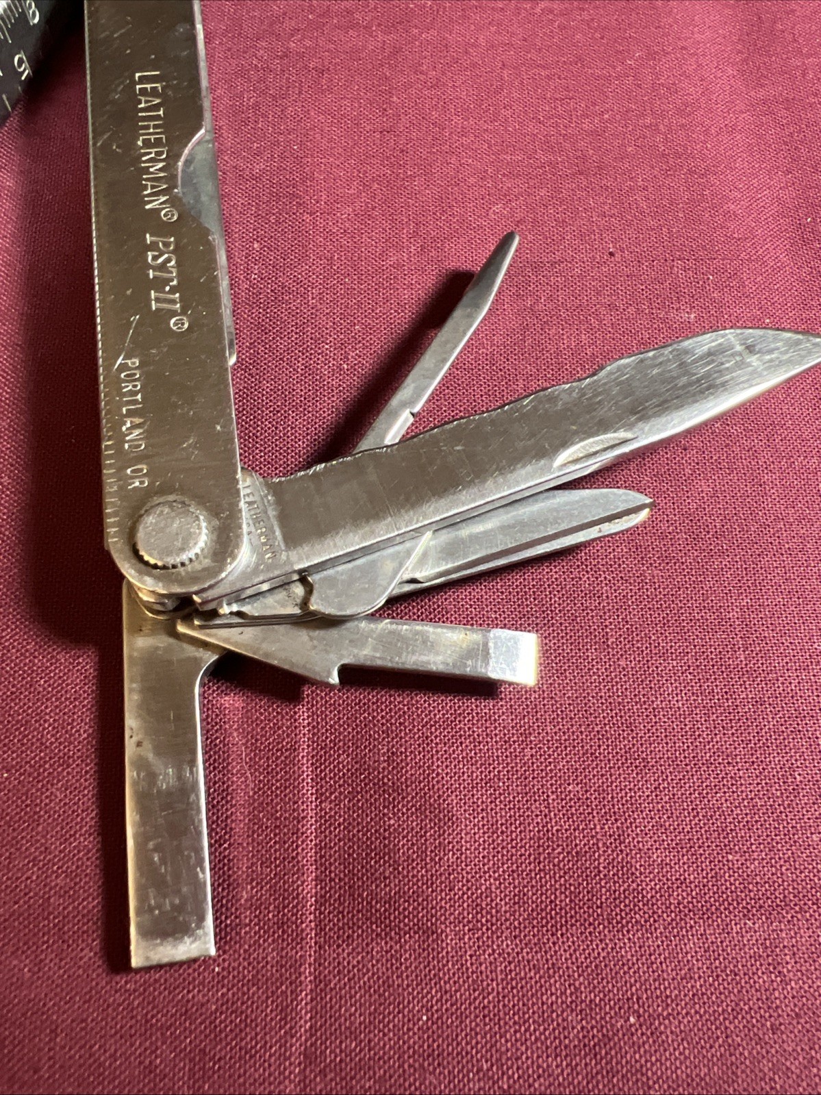 Vintage Leatherman PST II Multitool Retired Pocket Pliers Made in USA OREGON