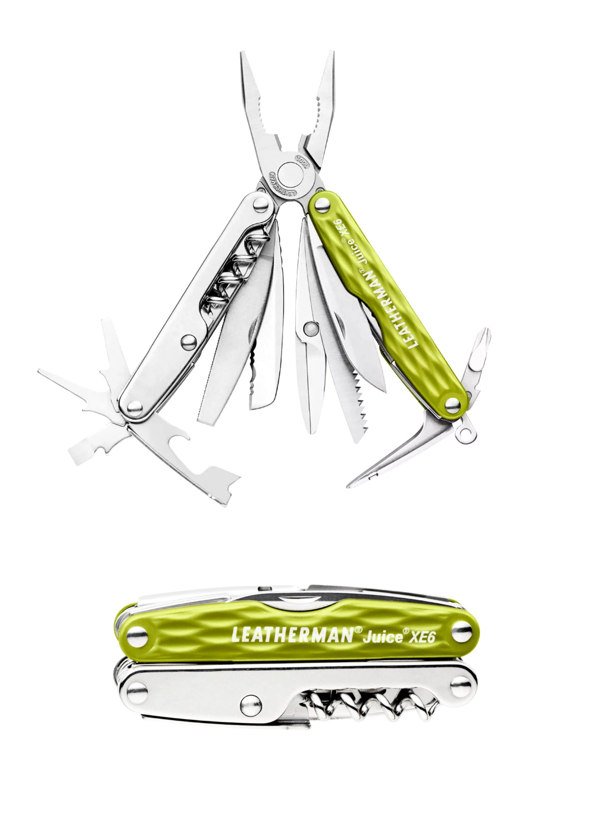 🔥 Leatherman Juice XE6 Moss Green Collectable Retired Rare 18 Tools New in Box