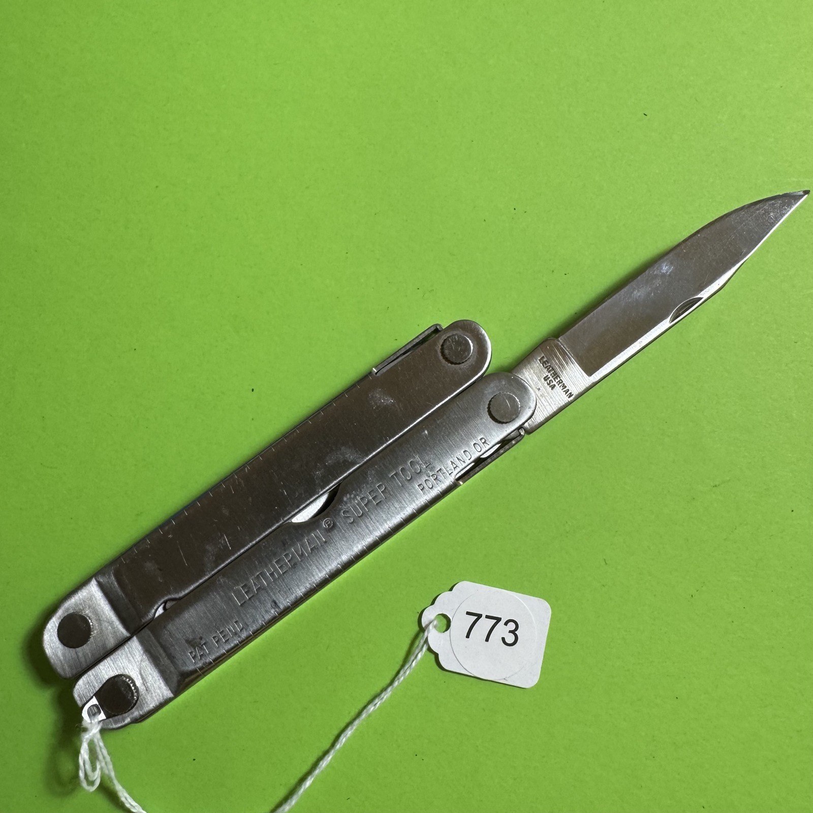 Leatherman Super Tool Plier Multi Tool Pocket Knife Stainless EDC #773