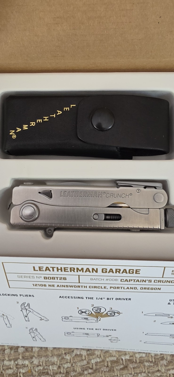 Leatherman Garage Batch #008 Captain’s Crunch Knife Multi Tool! 1/1900 LIMITED