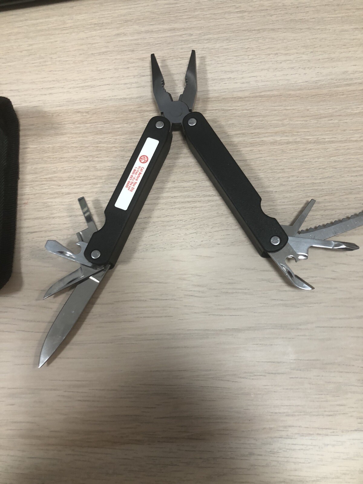 Vintage Barlow Folding Pliers Multi Tool with Pouch