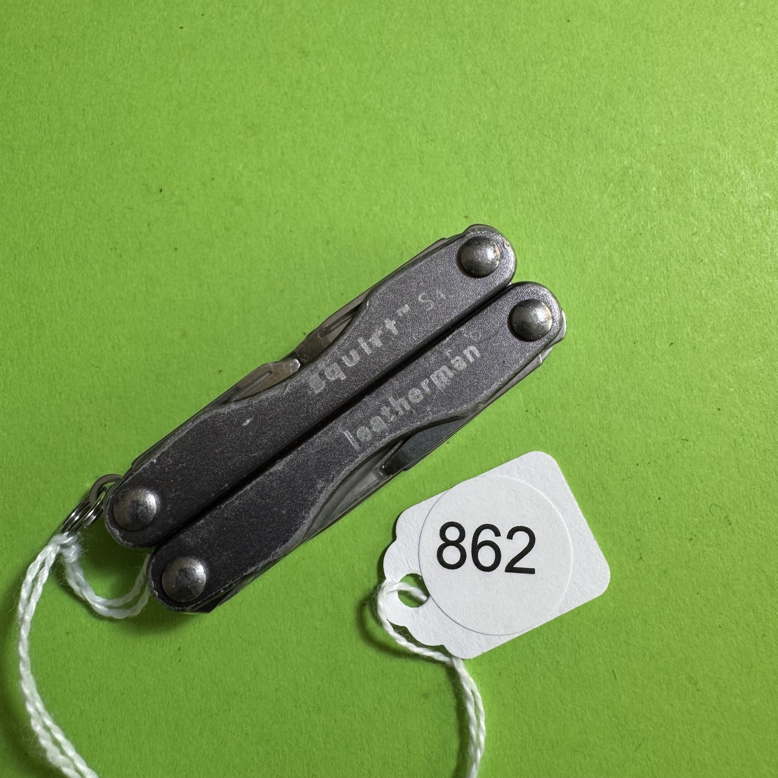 Leatherman Squirt S4 Multi-Tool Scissor Pocket Knife EDC Grey Stainless #862