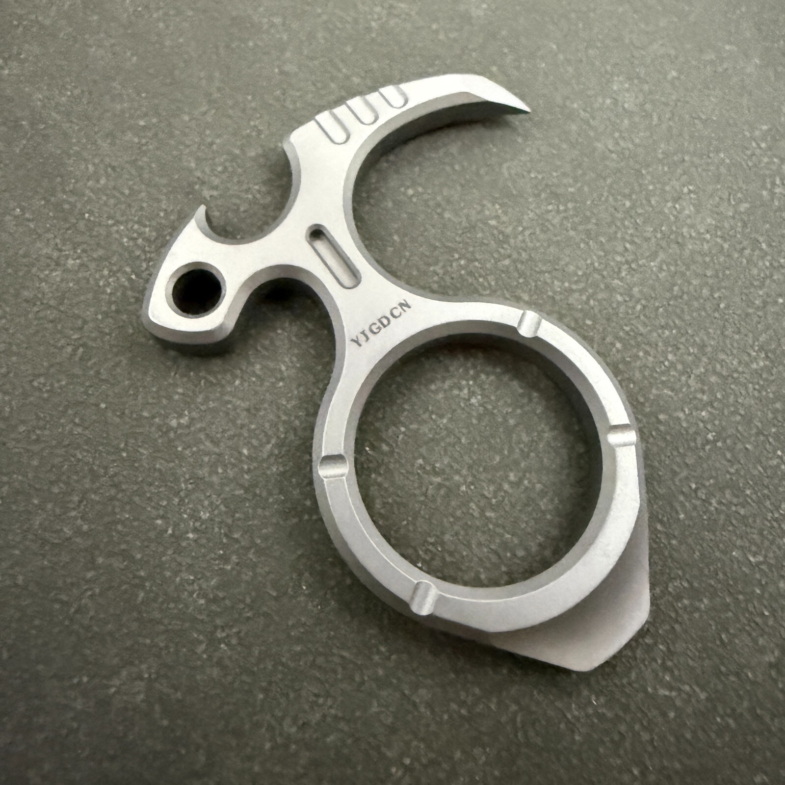 RIHE Design TC4 TITANIUM PRY Bar TOOL Sickle EDC Bottle Opener