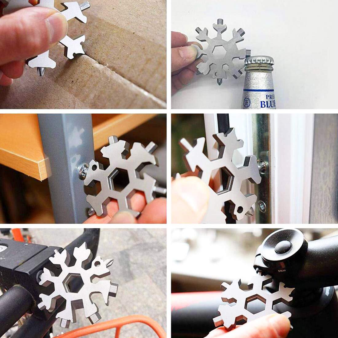 19 In 1 Incredible Tool “ Easy N Genius Fex 19in1 Stainless Steel Snowflakes Mul