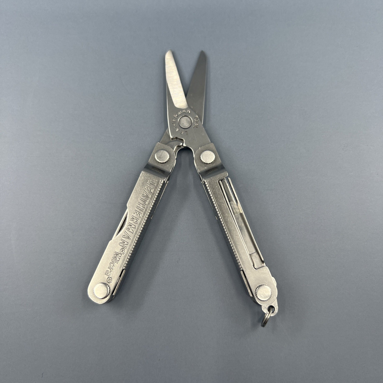 Leatherman Micra Multi-Tool – Stainless Steel – Golden State Lumber Engraving