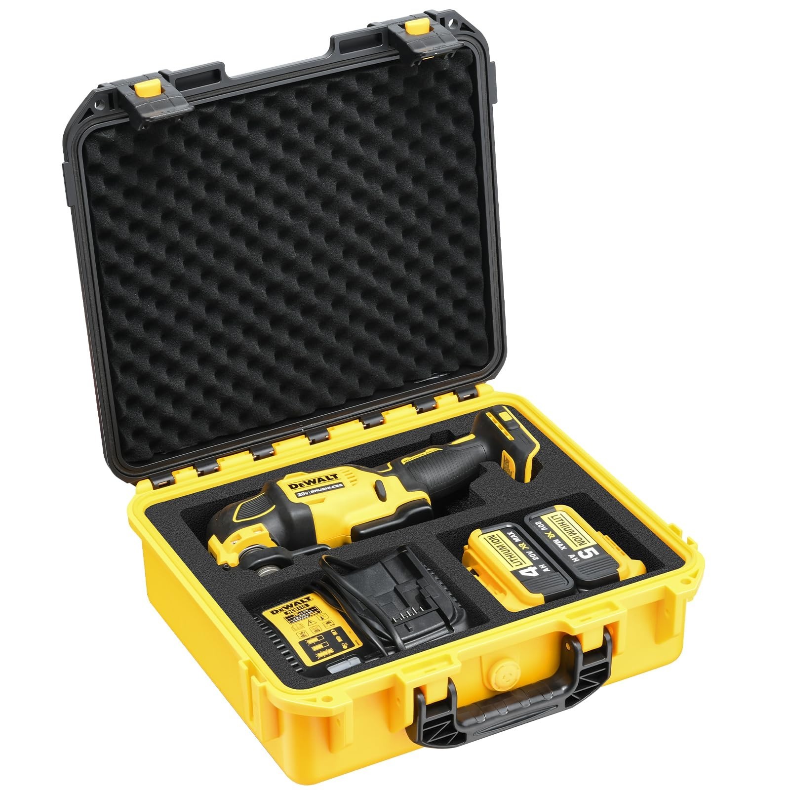 Heavy-Duty Protective Case for Oscillating Multi-Tool, Waterproof Storage Box, F