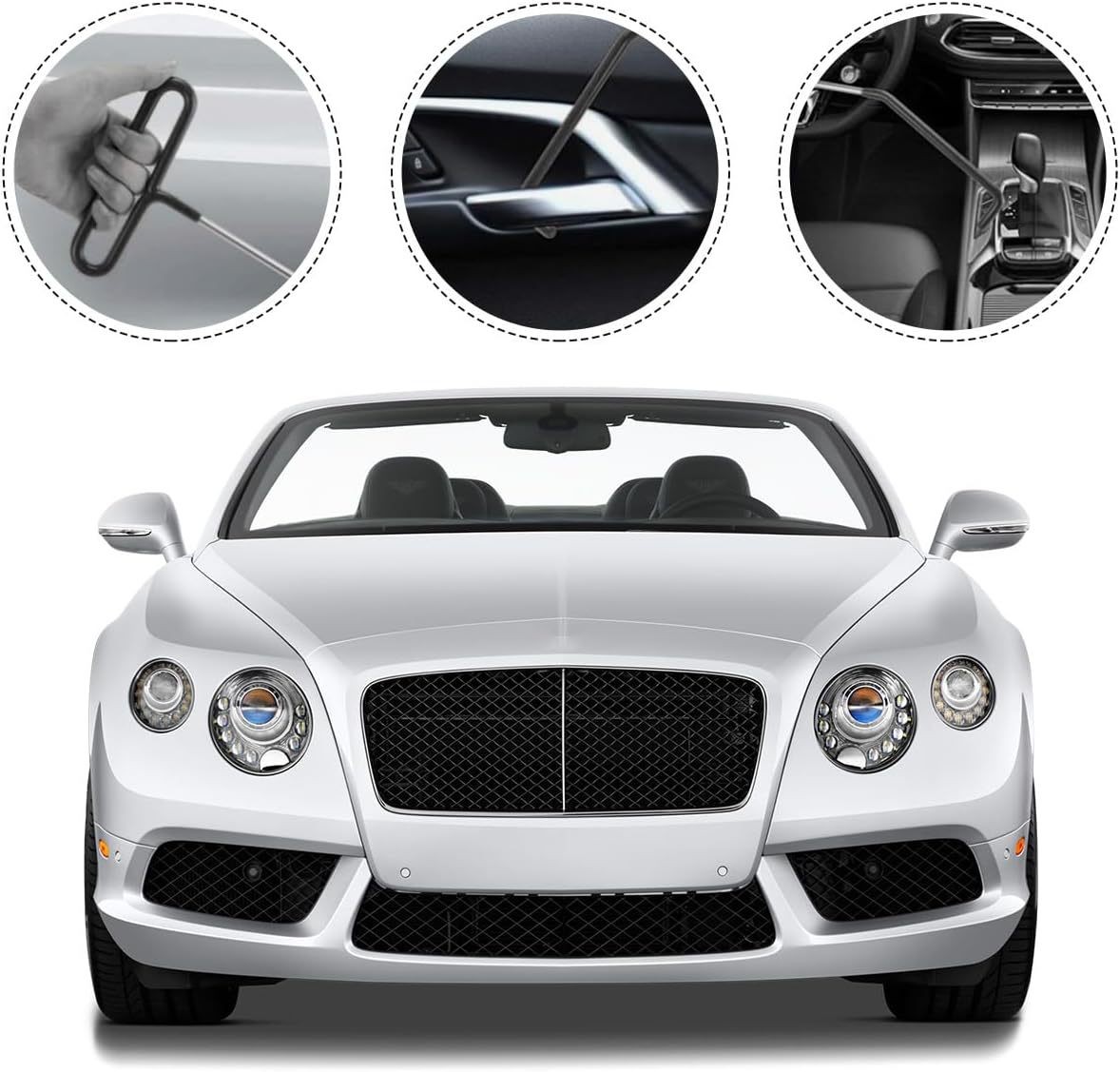 DXNQ car long-distance tool, 67 inches multi-function car emergency tool