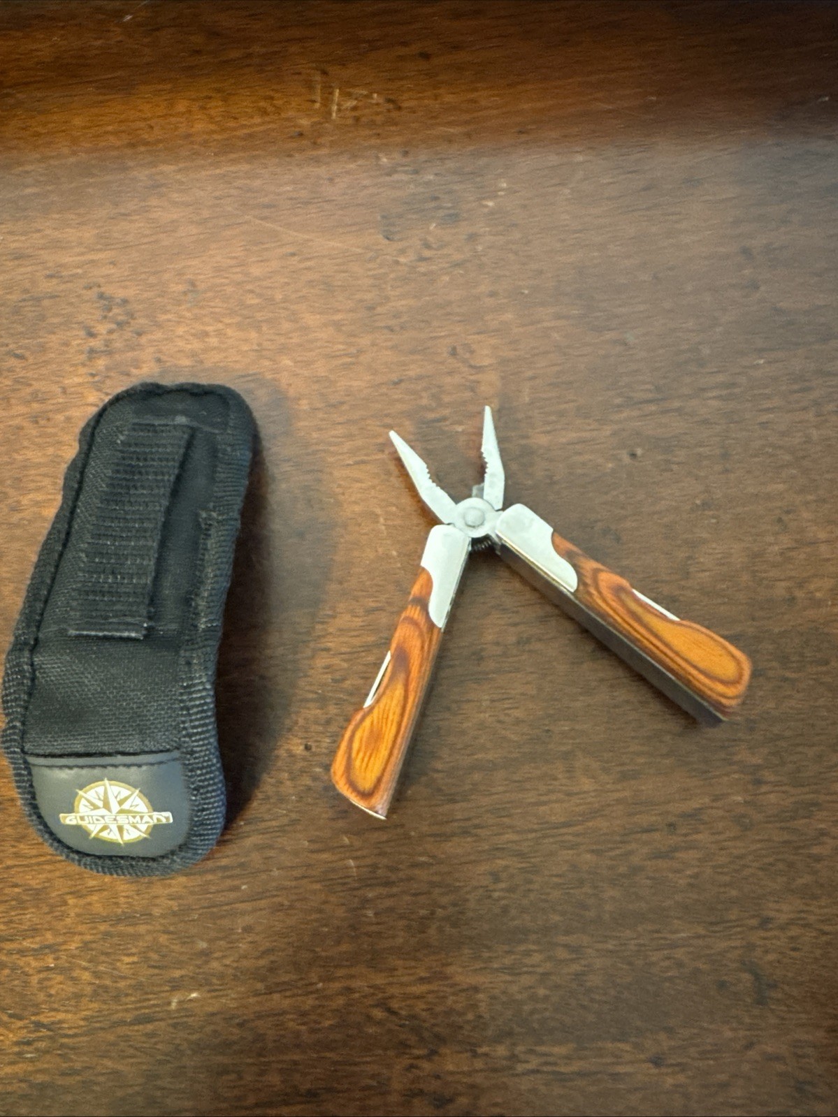 VINTAGE Guidesman 9 Multi-Tool, Pliers, File, Screwdriver & More, W/ Nylon Case