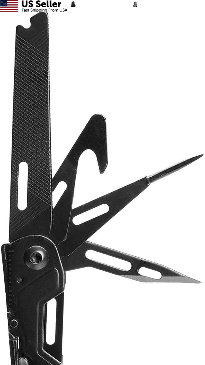 SOG PowerPint Mini Compact Stainless Steel Multi-Tool, 18 One Size, Black