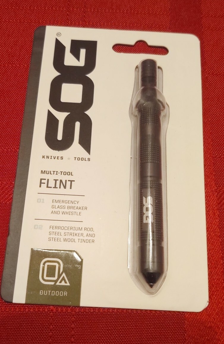 Sog Flint Black Anodized Safety Tool FT1001CP