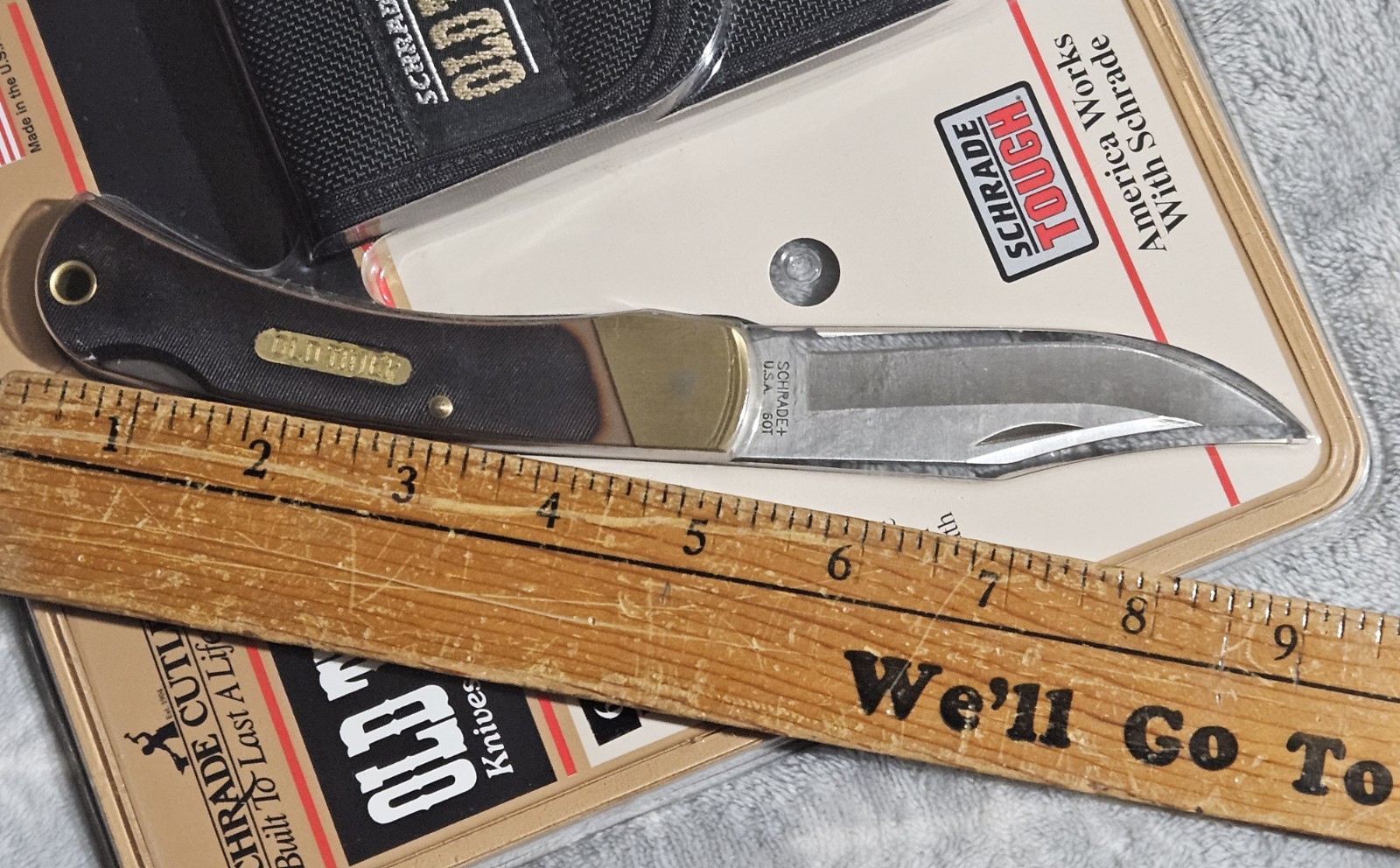 Schrade USA 60TNCP Old Timer Folding Knife w/ Sheath (Brand New)
