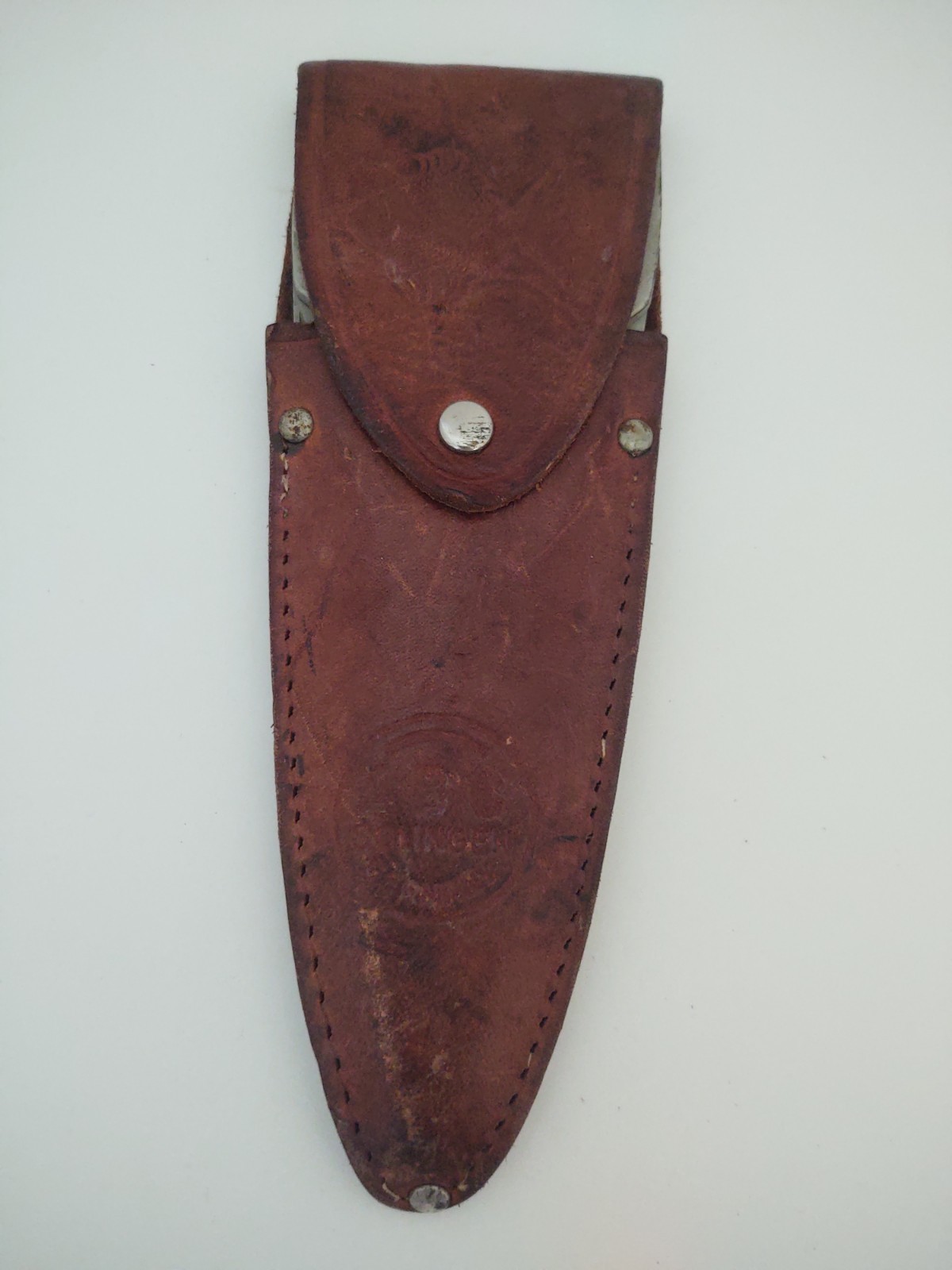 Vintage ABC Solingen Germany Stainless Steel Fishing Tool W/ Original Sheath