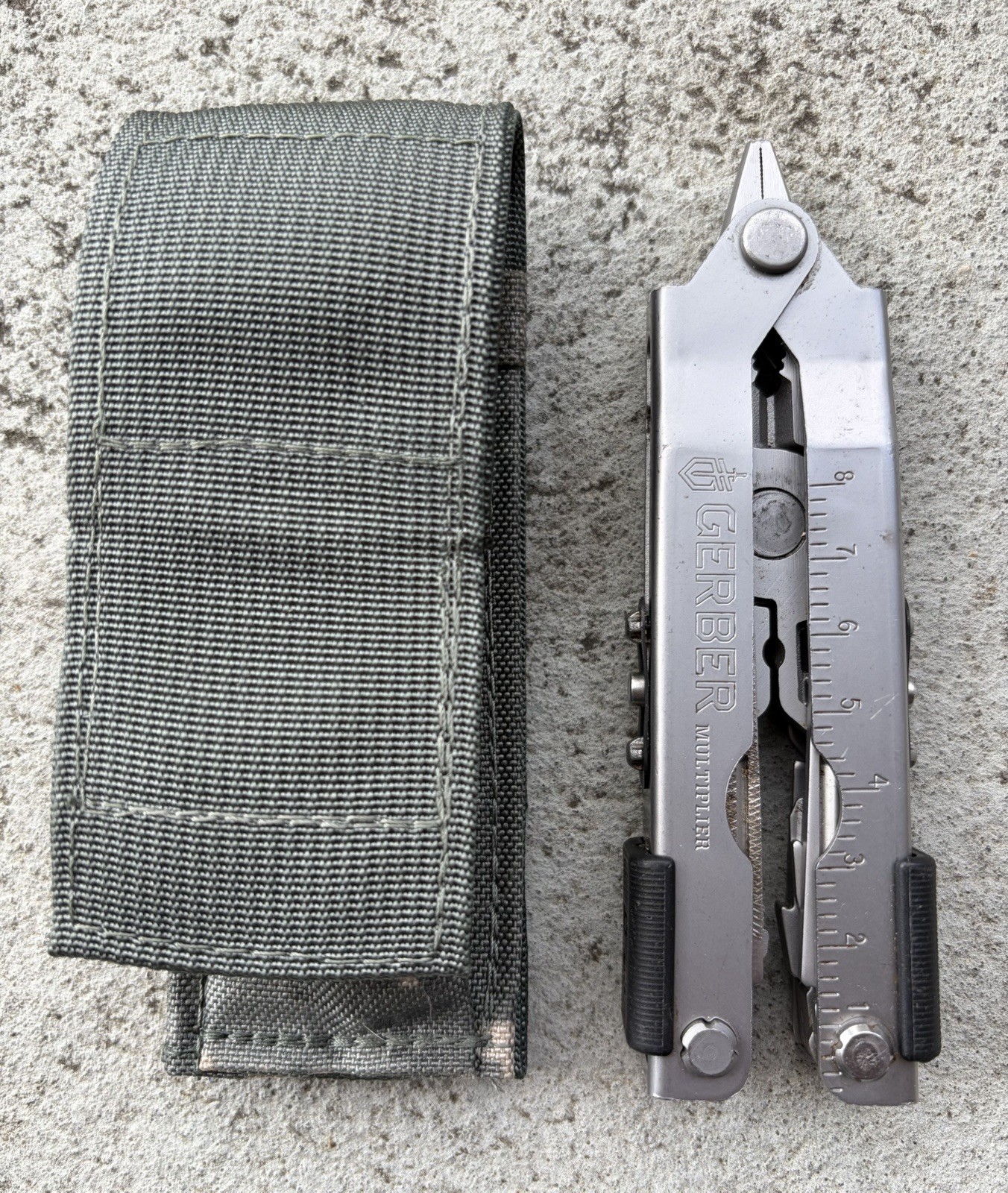 GERBER MP600 MULTI-PLIER TOOL MILITARY, HUNTERS SILVER W/ACU CASE/POUCH EXC.!