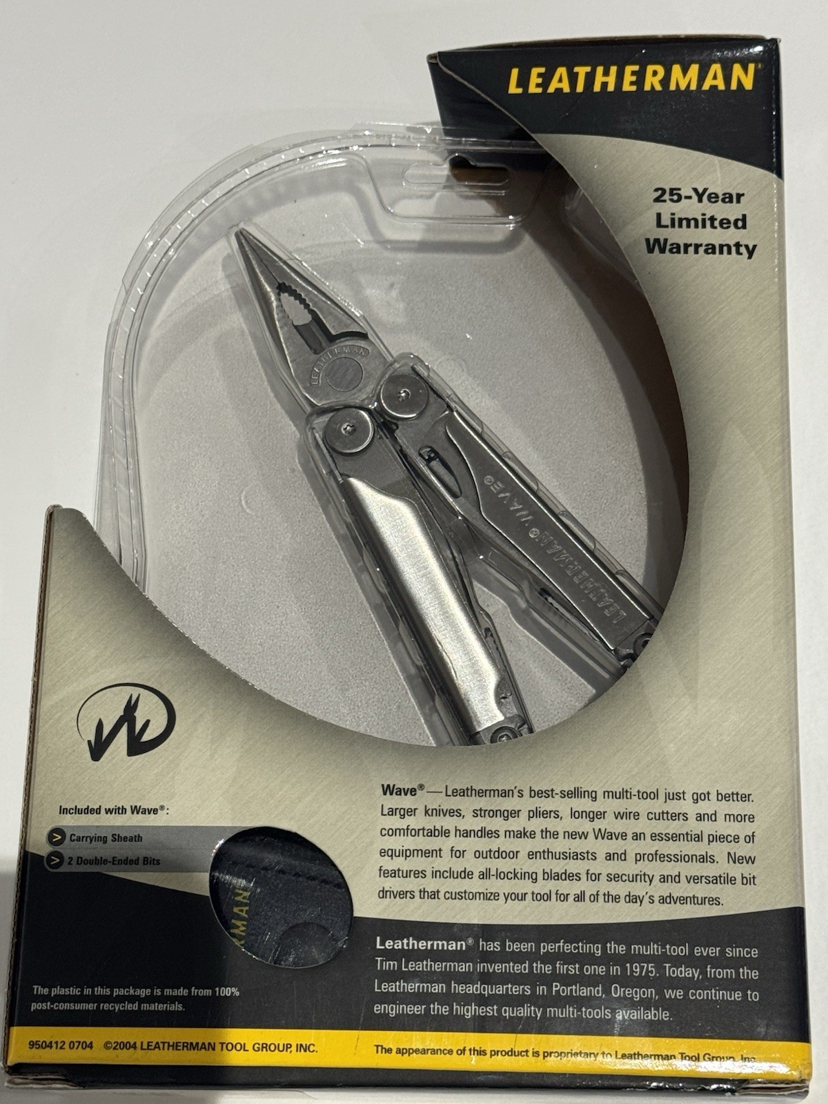 Leatherman Core & Crater C33LX Combo Pack NOS New Factory Sealed w/ Sheath