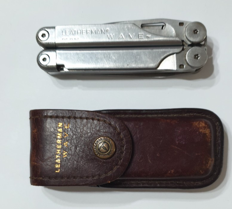 🔥🔥 Leatherman 1998 Wave OG Original Gen1 Leather Sheath Multi Tool Pat Pend