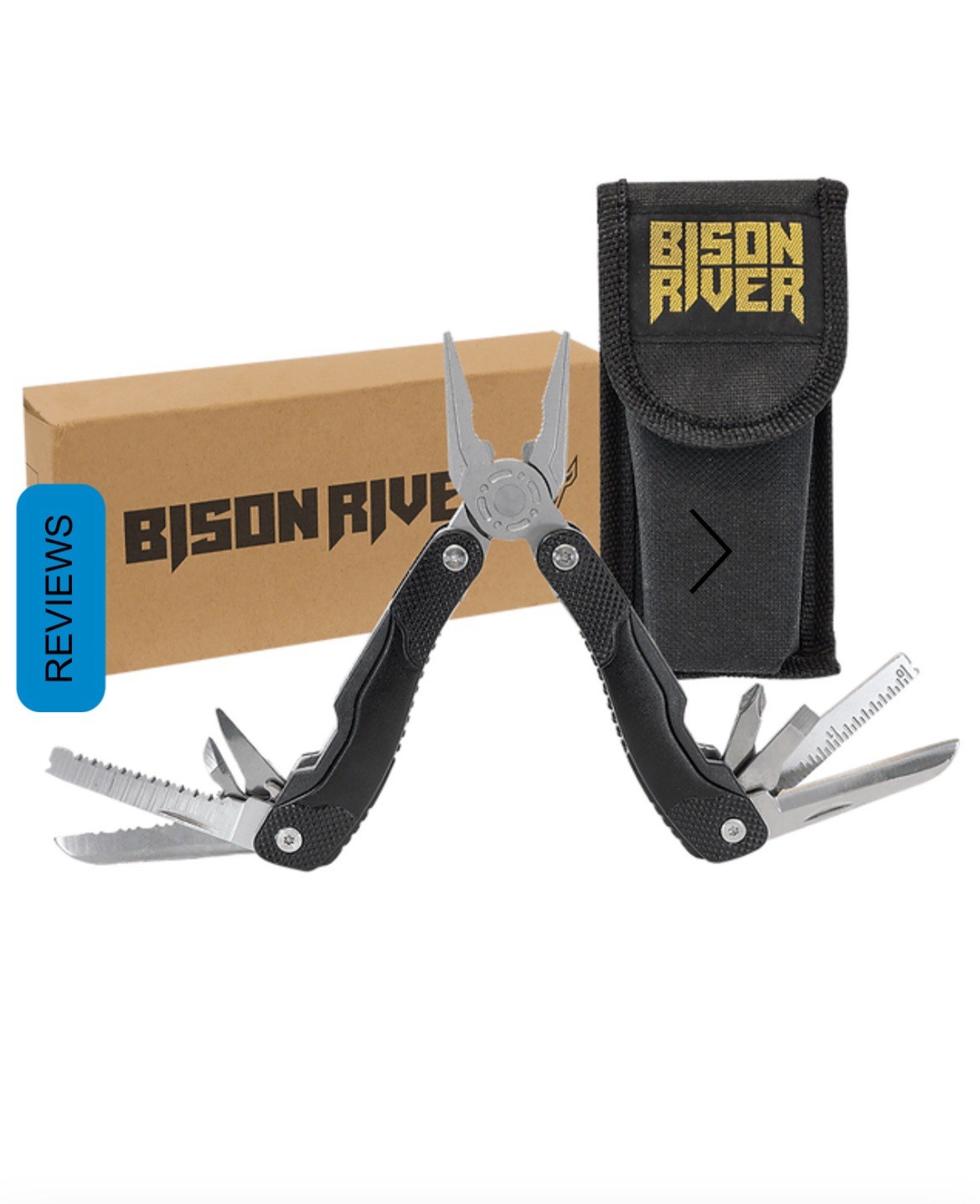 Bison River: The Ultimate 13-in-1 Multitool, Perfect Pocket Tool Free Shipping