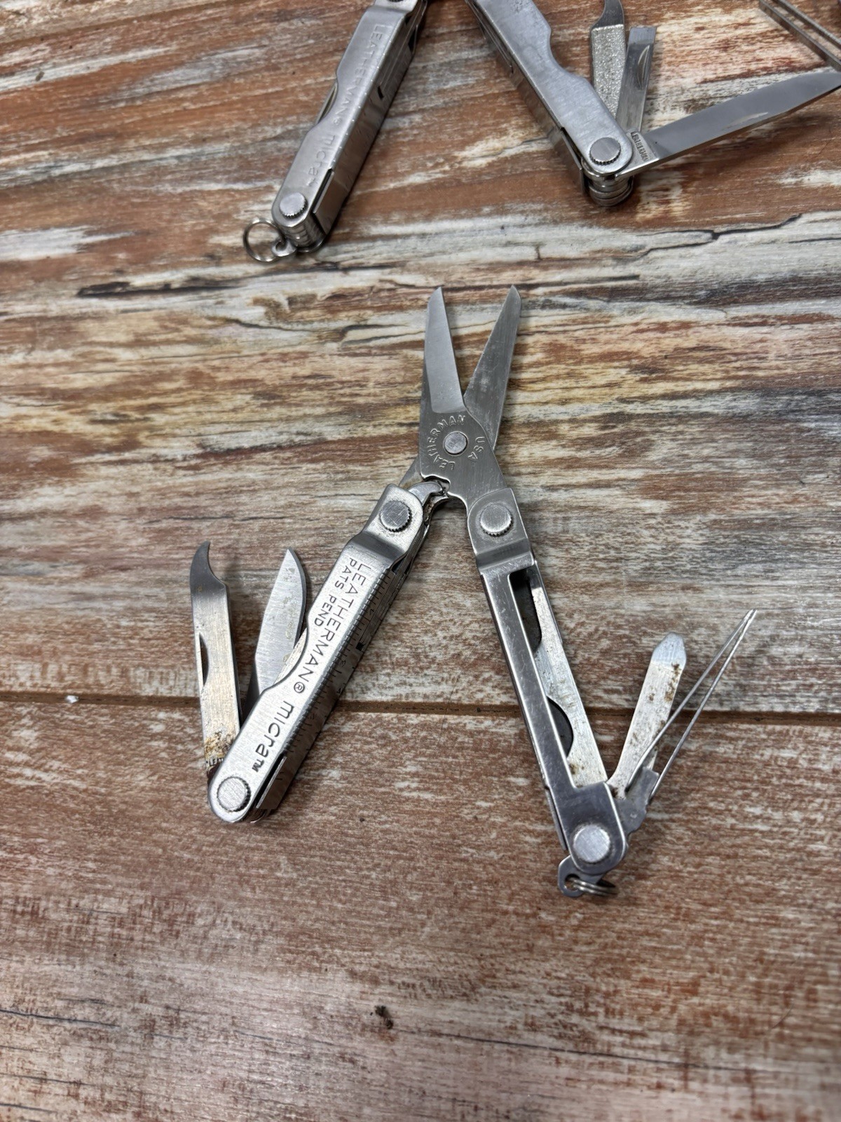 Leatherman Micra 8 Pack Multitools Stainless Scissors Knife Quantity 8x
