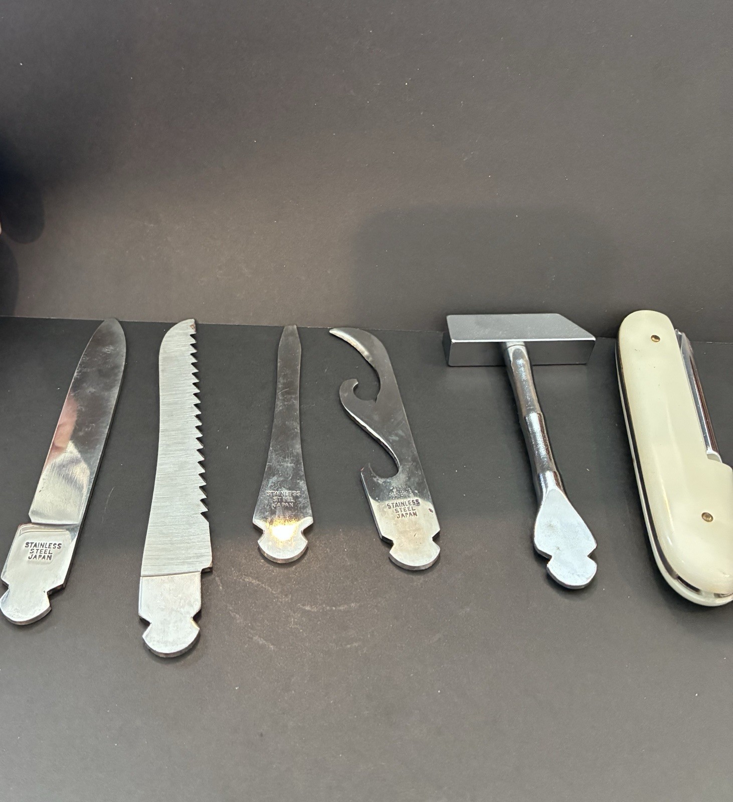 Vintage Barlow Stainless Steel Multi Tool Kit T-190 w/ Case…made in Japan