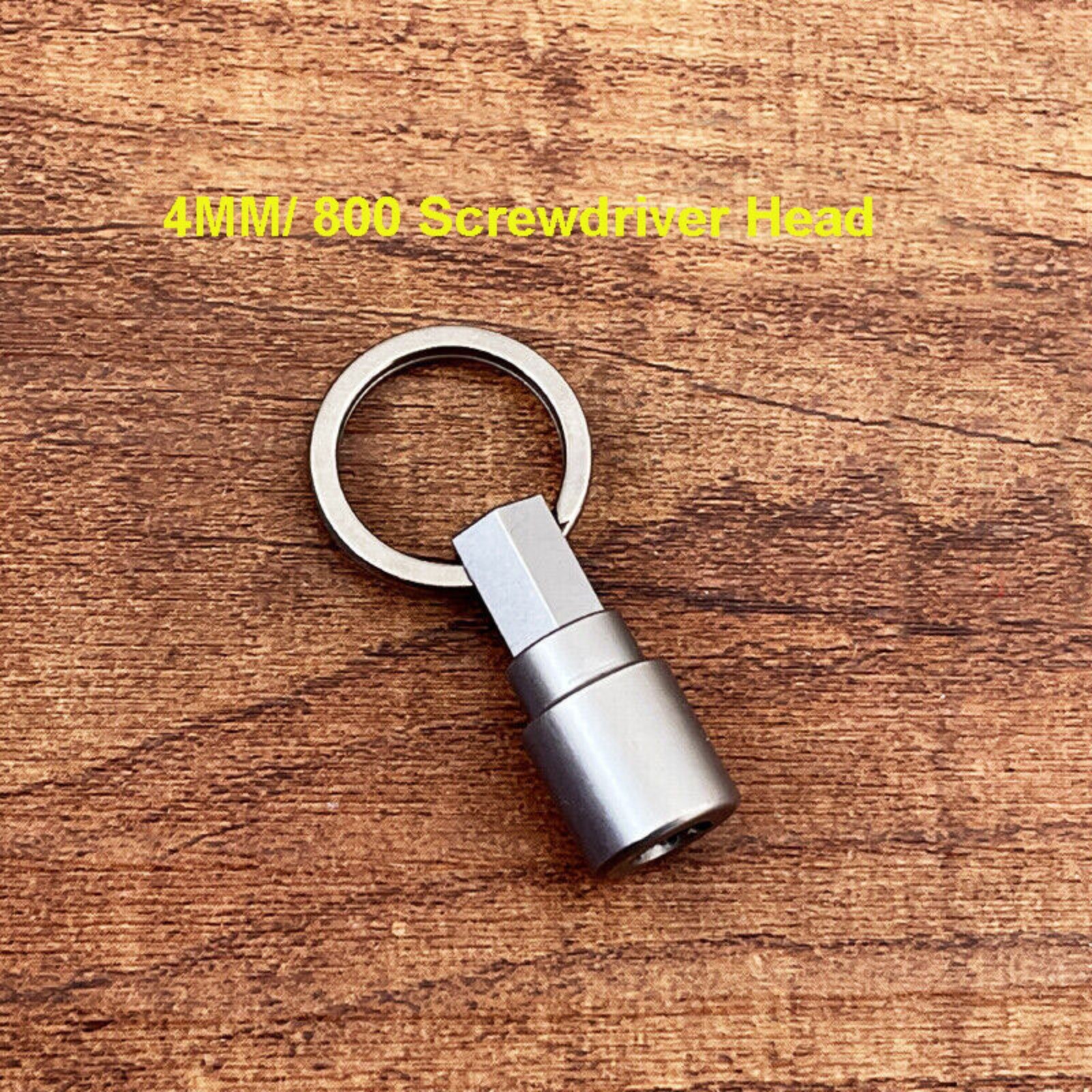 Titanium Alloy Magnet Quick Buckle Detach EDC Keychain w/ Key Ring