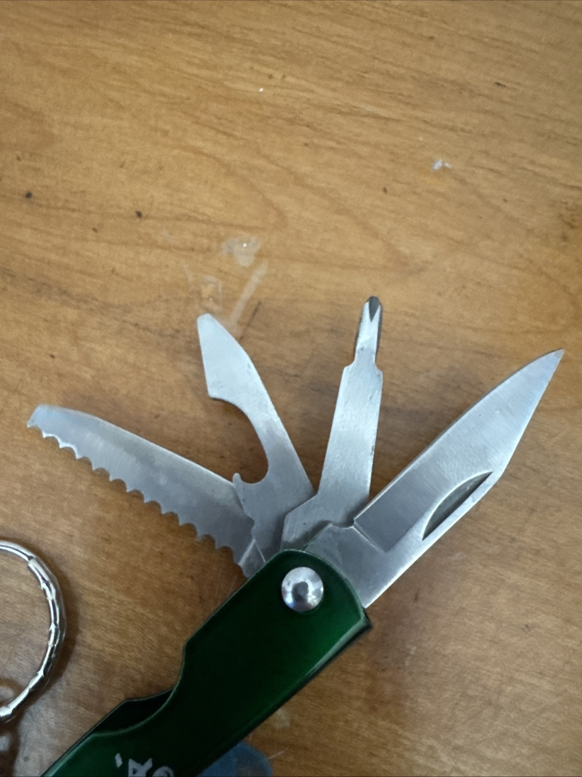Cabelas Pocket Multi-Tool Flashlight Knife Can Opener Plier Screwdriver W Case