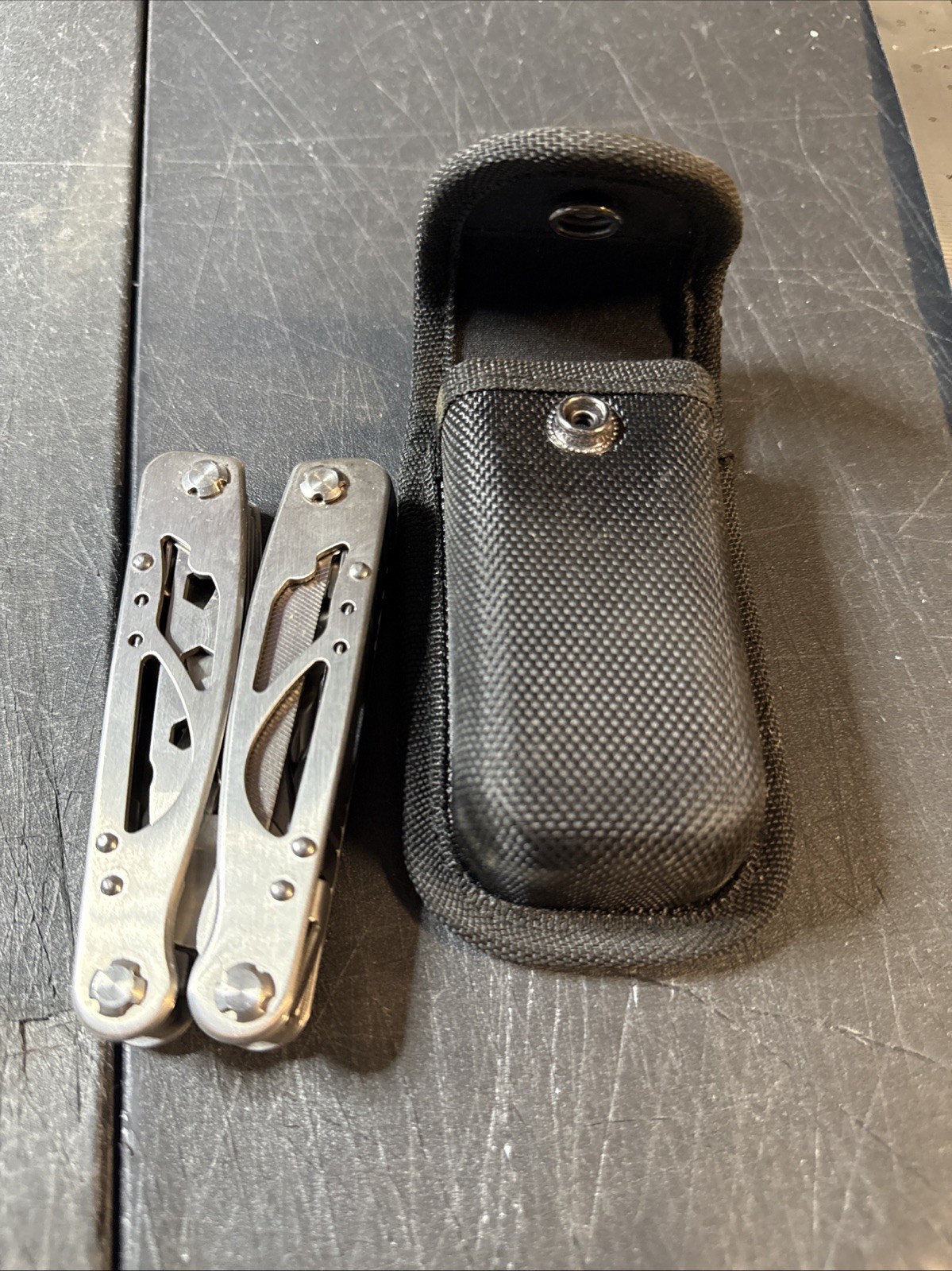 NRA‑ILA Stainless Multi‑Tool w/ Spring Pliers & Hard Form‑Fitted Nylon Pouch