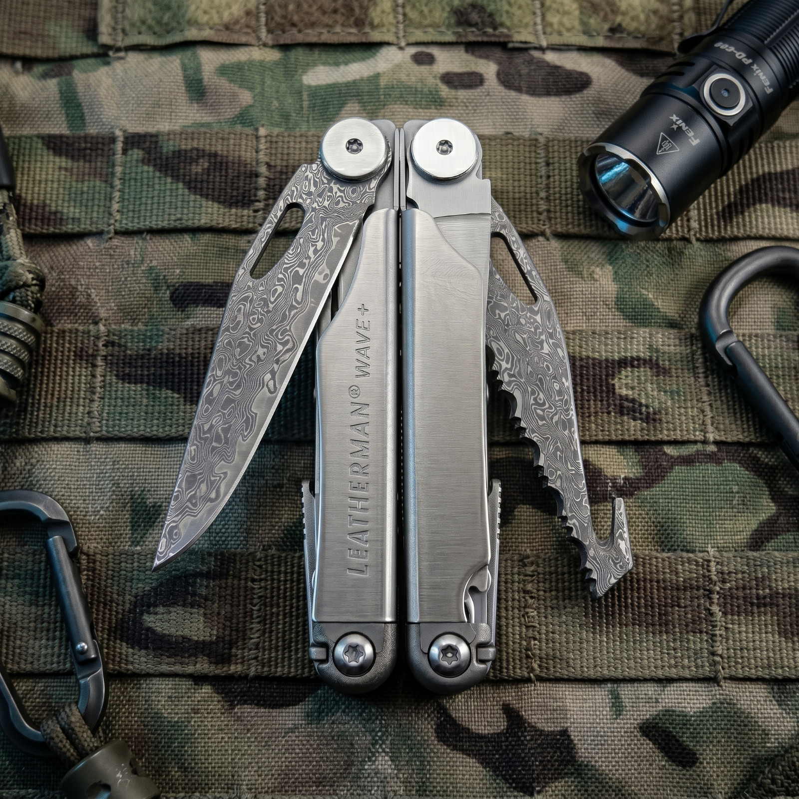 VG10 Damascus Blades Jaws for Leatherman Multitool Replacement Parts