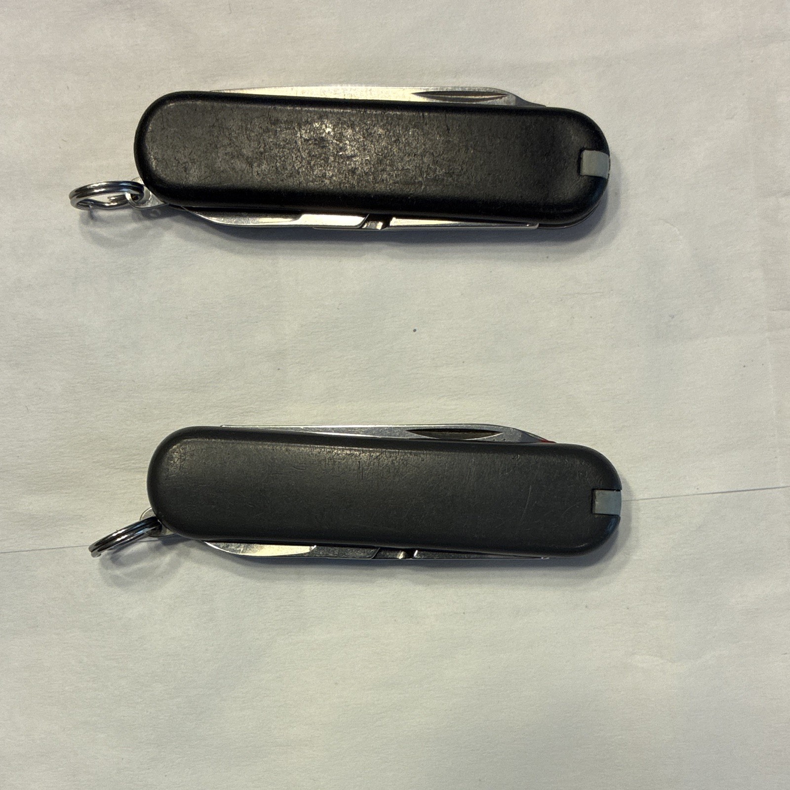 Victorinox Classic SD Black & Gray Swiss Army Multi-Tool Lot of 2