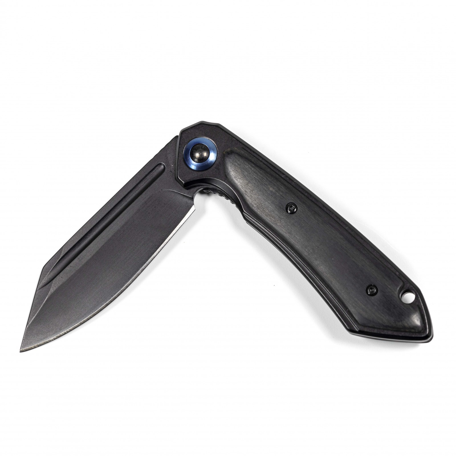 ASR Tactical Drop Point Blade Thumb Assist Pocket Knife Stainless Steel – Black