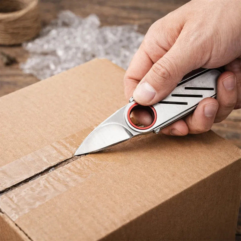Mini Stainless Steel Portable EDC Tool Keychain Pendant for Opening Packages