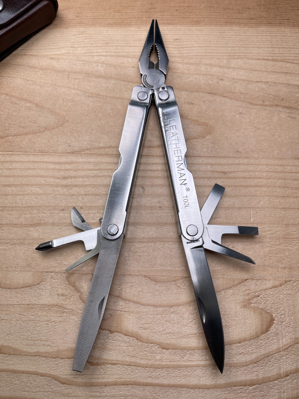 LEATHERMAN Tool PST Multi-tool Knife Japan Large Letter Riveted Original Sheath