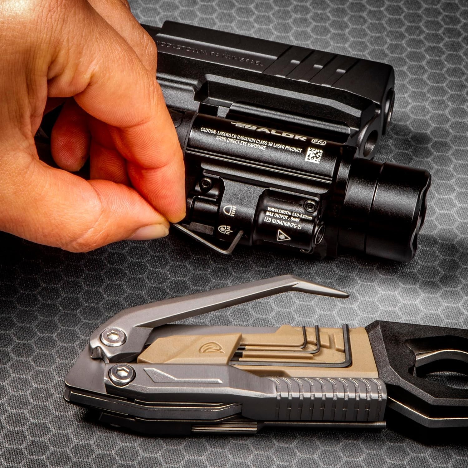 19-in-1 Stainless Steel Pistol Tool for Gun Maintenance & Takedown Essentials