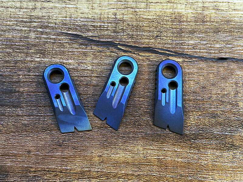 EDC Mini Titanium Pry Bar Crowbar Tool Necklace Pocket Key chain Pendant Tool