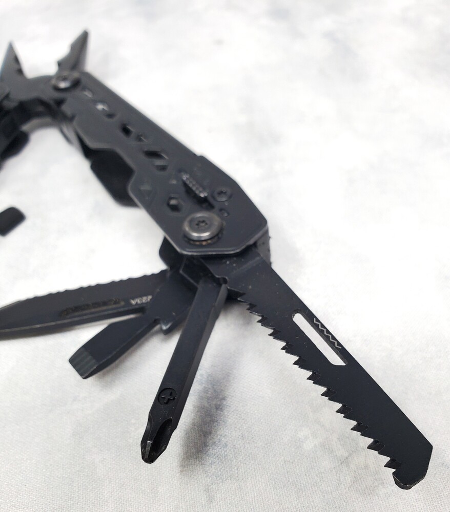 Gerber Gear Truss 17-In-1 Tactical EDC Needle Nose Pliers Multi Tool – All Black