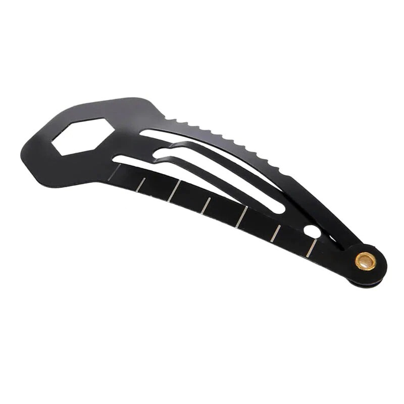 Military Army Survival Escape Multifunction Tool Knife Spy Hair Clip Pin Wrench